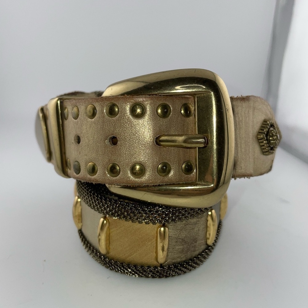 Vintage NOS Chain mail Sand Castle Leather Goods Size 33